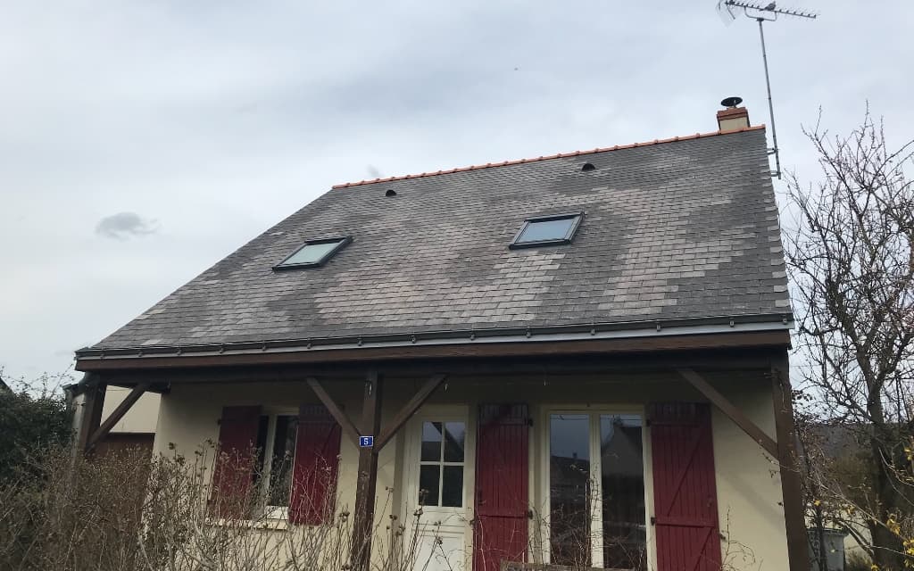 maison poutre toit ardoise avant conseil expert habitat